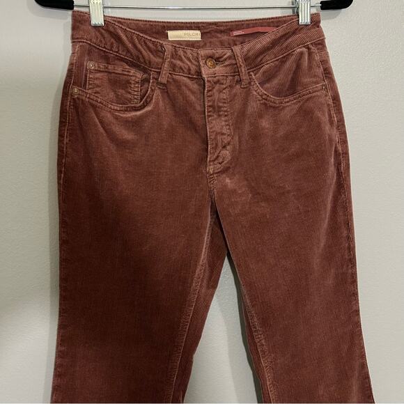 Pilcro Yaya Mid-Rise Crop Flare Corduroy Jeans Size 27 - Picture 5 of 13